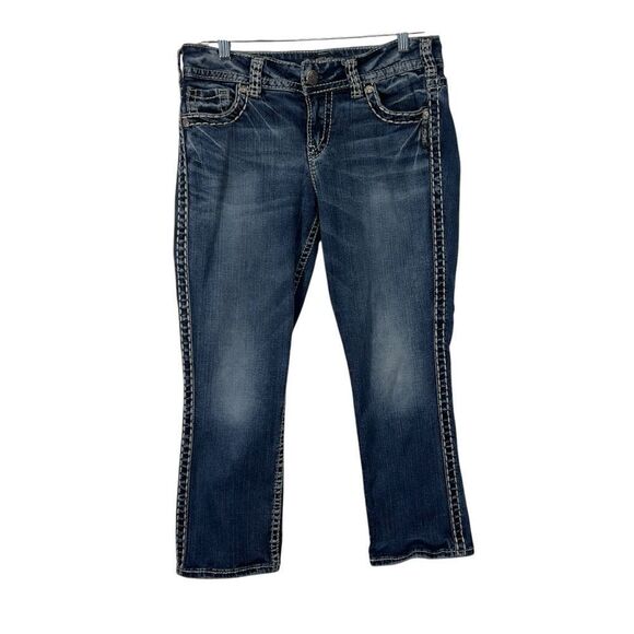 Silver jeans SUKI MID CAPRI W30/L22½ L43910SAI356 - Picture 2 of 16